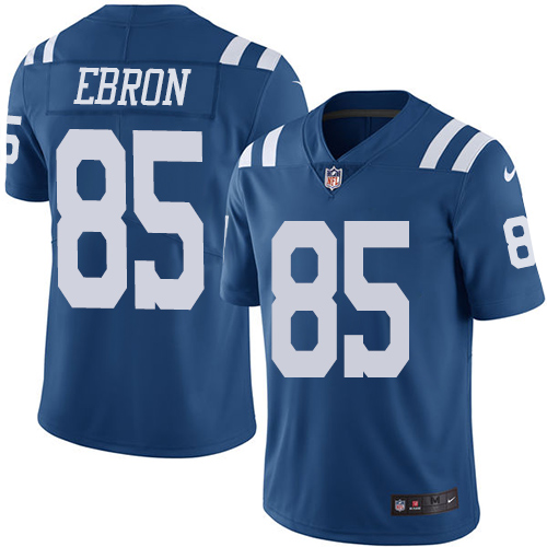 Nike Colts #85 Eric Ebron Royal Blue Men's Stitched NFL Limited Rush Jersey - Click Image to Close